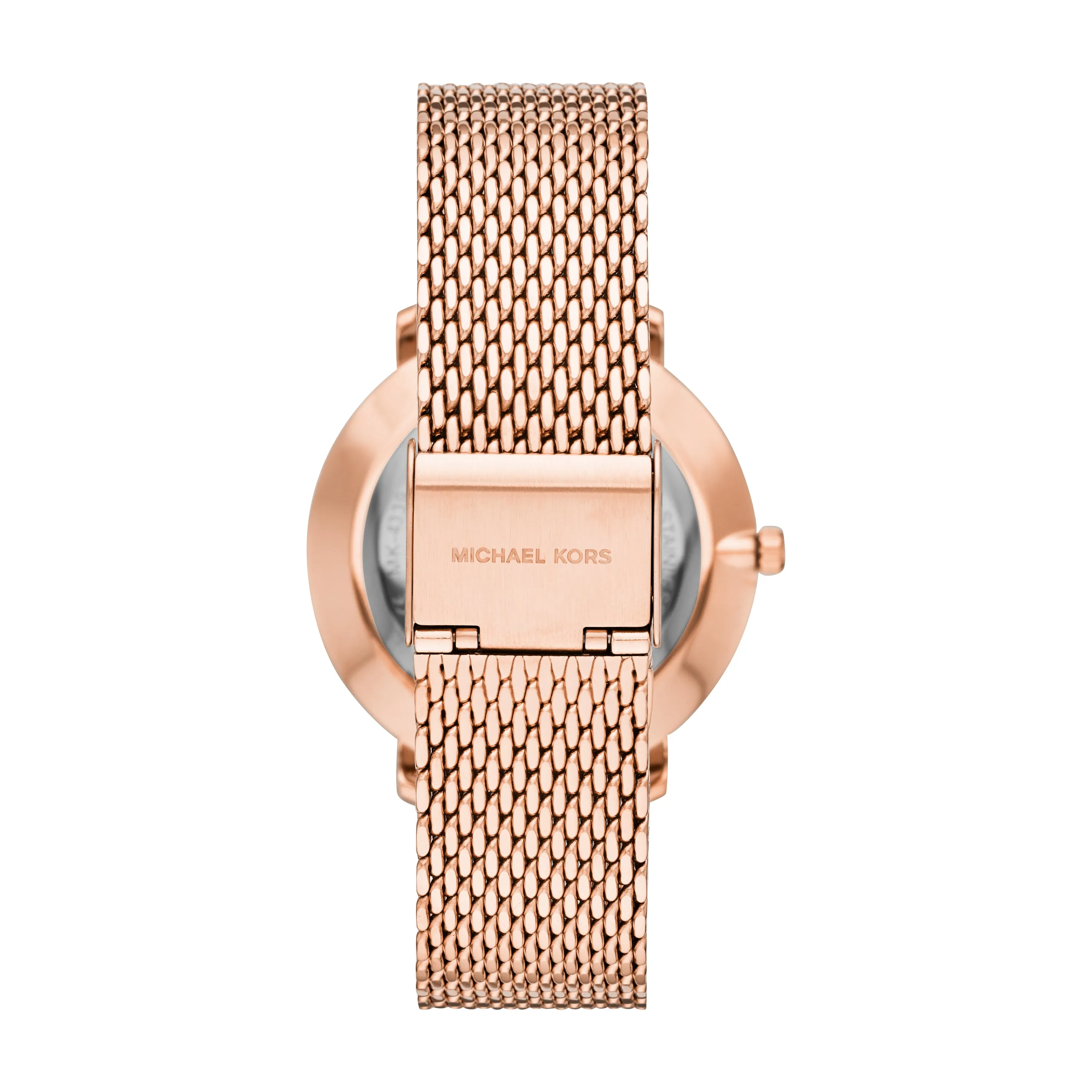 Michael Kors Women's Pyper Three-Hand Rose Gold-Tone Stainless Steel Watch MK4340