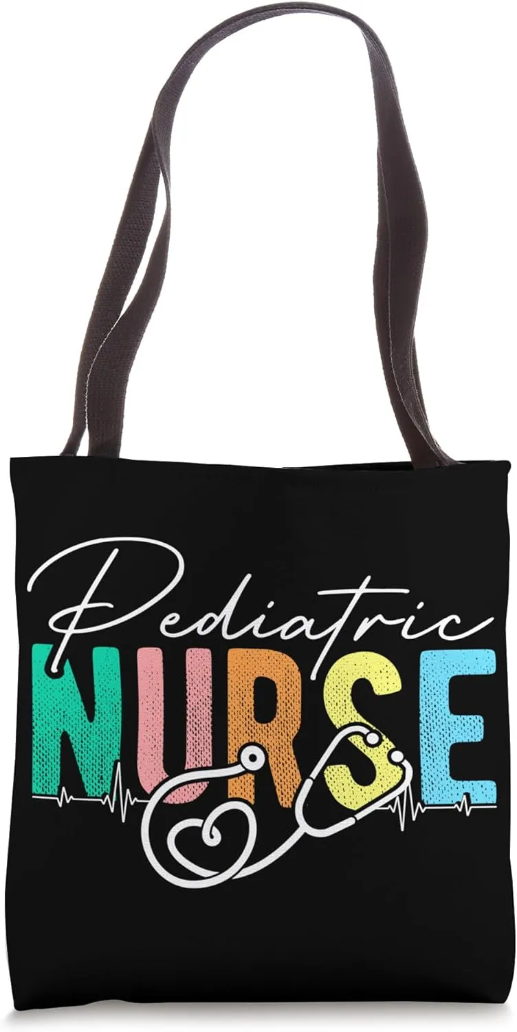 Pediatric Nurse Professional Health Doctor Hospital Medical Tote Bag