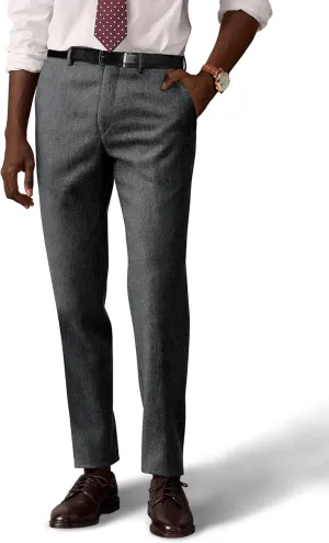 PJ PAUL JONES Men Trousers Vintage Tweed Pants Herringbone Pleated Pant
