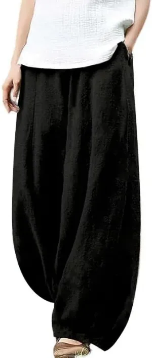 Plaid Pants for Women Pajama Wide Leg Plus Size Casual Lightweight Stripe Yoga Trendy Baggy Vintage Lounge Pants
