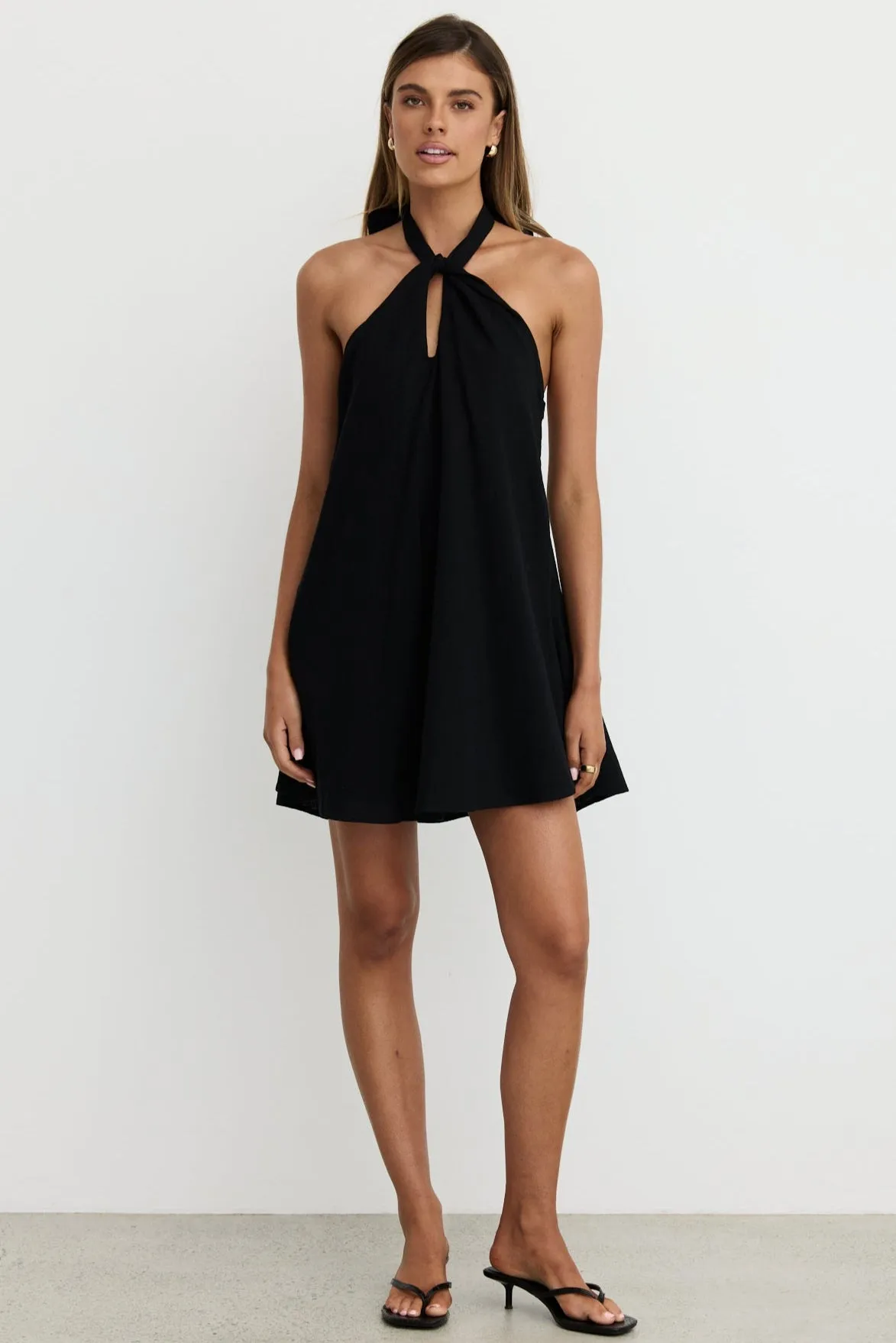 Reese Mini Dress (Black)