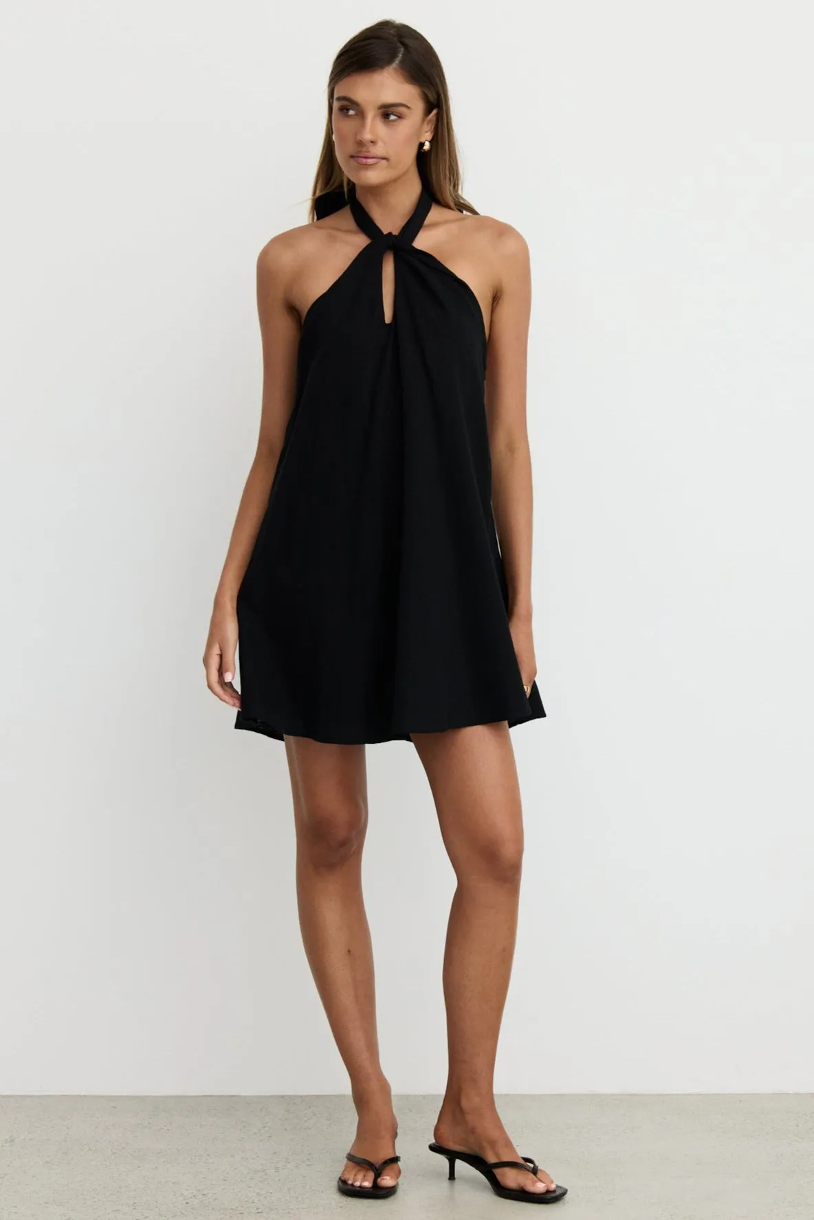 Reese Mini Dress (Black)