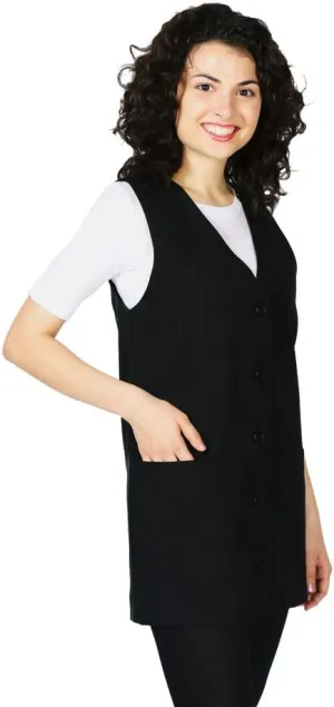 Ronny Professional Salon Vest, Stylist Vest, Cosmetology Uniform. Bleach Proof