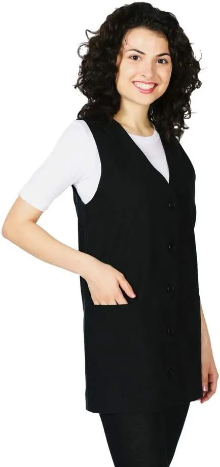 Ronny Professional Salon Vest, Stylist Vest, Cosmetology Uniform. Bleach Proof