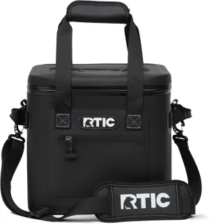RTIC Ultra-Tough Soft Cooler 12 Can, Insulated Bag Portable Ice Chest for Lunch, Beach, Drink, Beverage, Travel, Camping, Picnic, Car, Trips, Floating Cooler Leak-Proof with Zipper