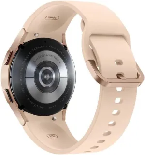 Samsung Galaxy Watch 4 40mm R865 Smartwatch Bluetooth WiFi   LTE with ECG Monitor Tracker for Health Fitness Running Sleep Cycles GPS Fall Detection - (Renewed) (Pink Gold)