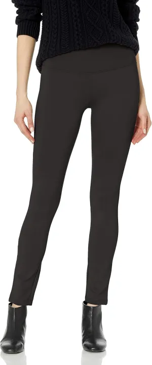SLIM-SATION Women's Pull-on Compression Ponte Ankle Legging Pant