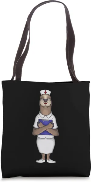 Sloth Nurse | Cool RN Medical Professional Funny Doctor Gift Tote Bag