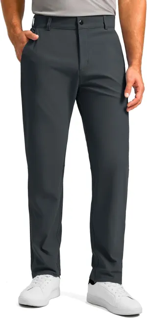 Soothfeel Men's Golf Pants with 5 Pockets - 30"/32"/34" Slim Fit Stretch Tech Pants Casual Trousers Dress Work Pants for Men