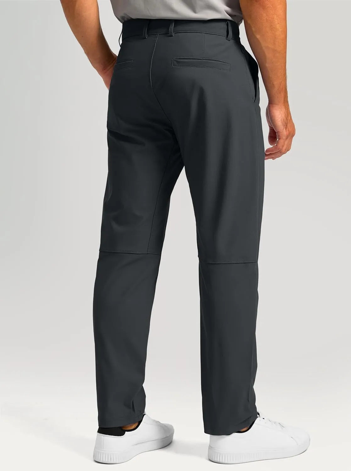 Soothfeel Men's Golf Pants with 5 Pockets - 30"/32"/34" Slim Fit Stretch Tech Pants Casual Trousers Dress Work Pants for Men