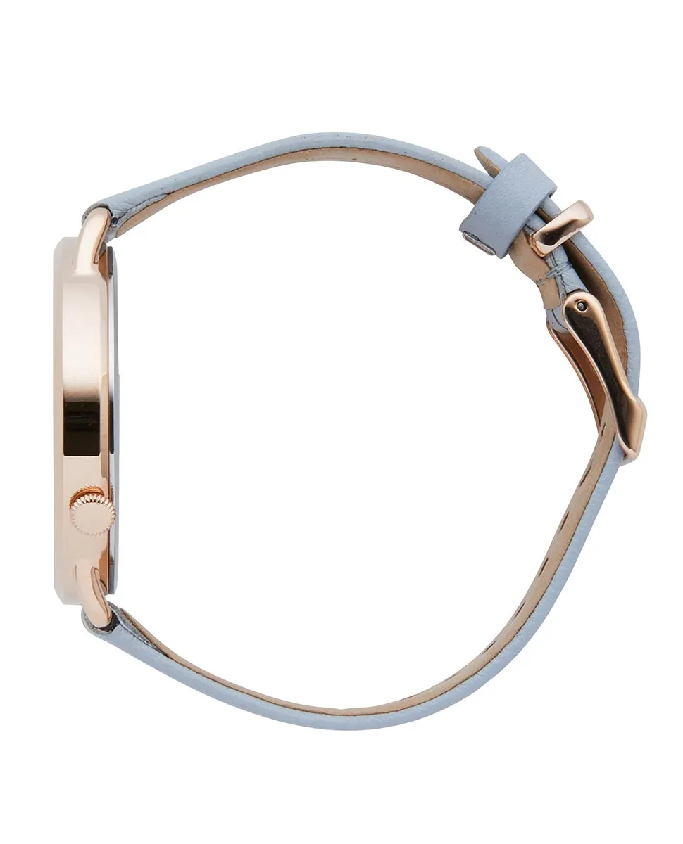 Super Slim Rose Gold Leather