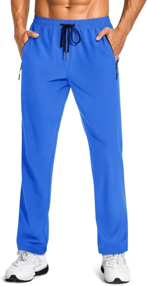 TACVASEN Mens Lightweight Hiking Pants Athletic Casual Quick Dry Stretch Water Resistant Joggers with Pockets Workout Gym