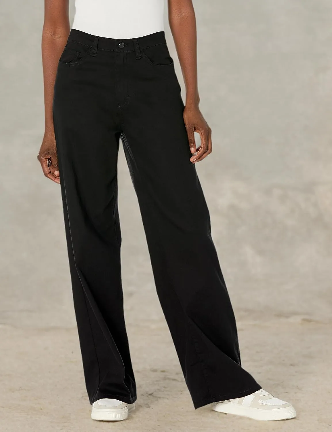 UNIONBAY Women's Sloane Stretch Twill Wide Leg Pant