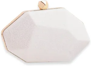 Women Evening Bag Sequin Clutch Bag Sparkly Handbag Bridal Wedding Purse Glitter Irregular Dimensional Shoulder Bag