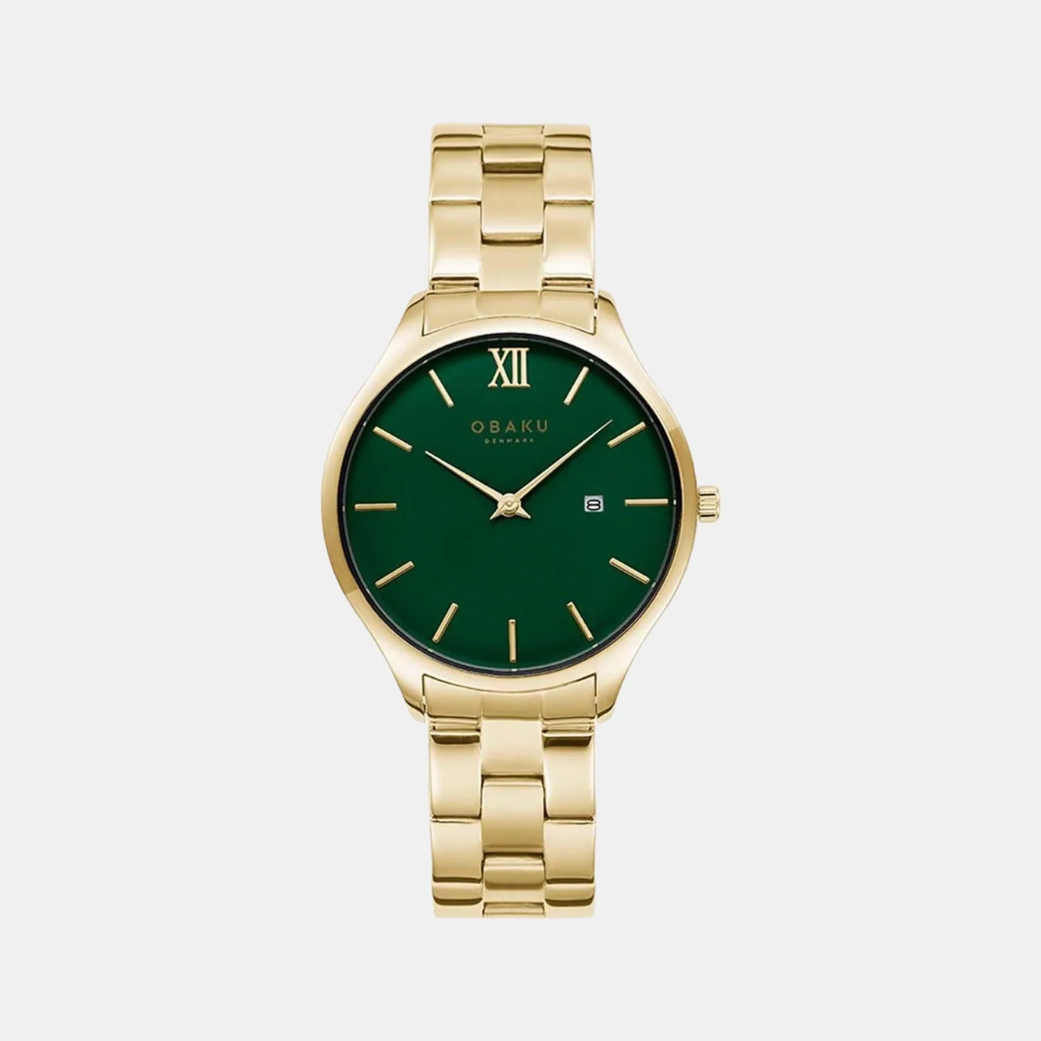 Women Green Analog Stainless Steel Watch V266LDGESG