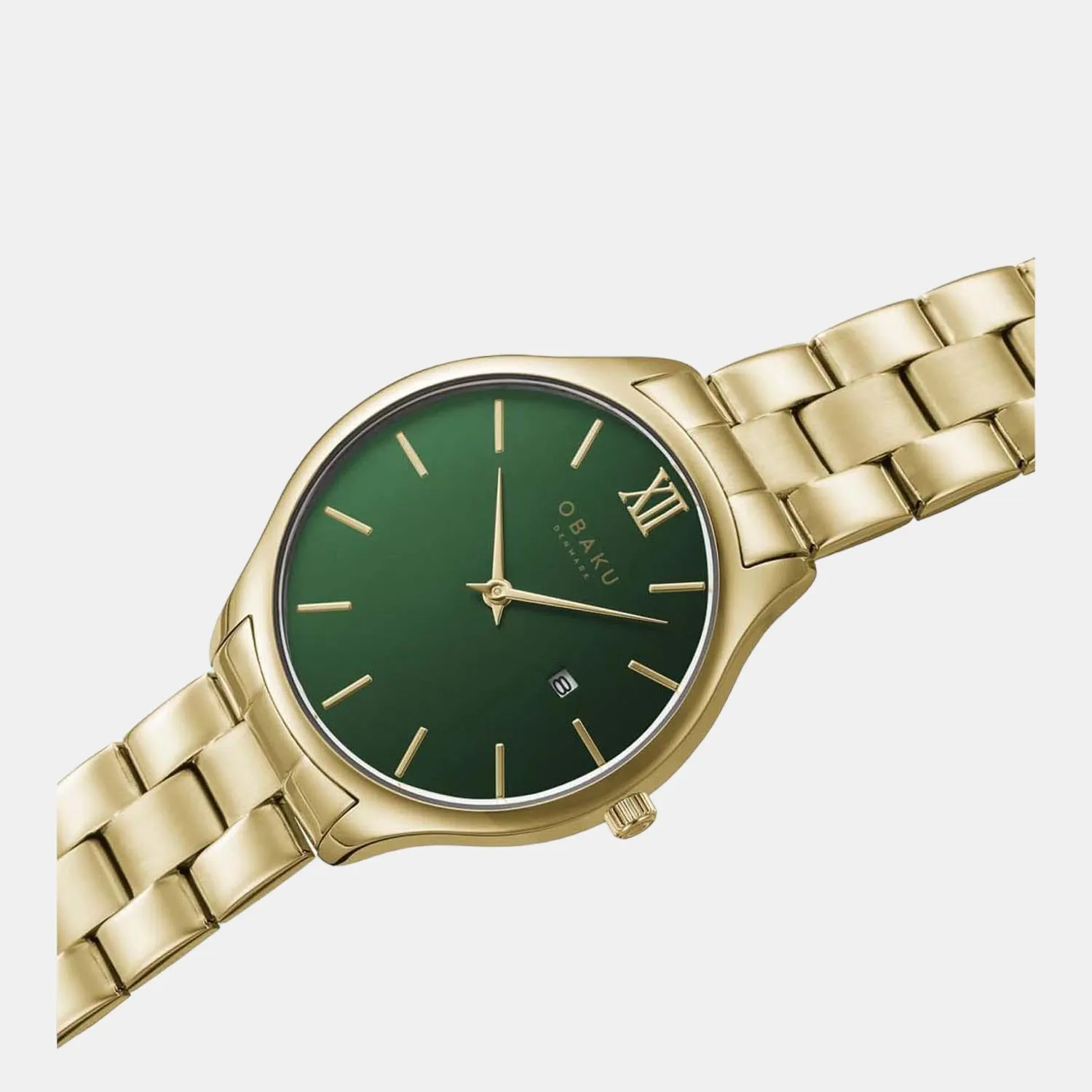 Women Green Analog Stainless Steel Watch V266LDGESG