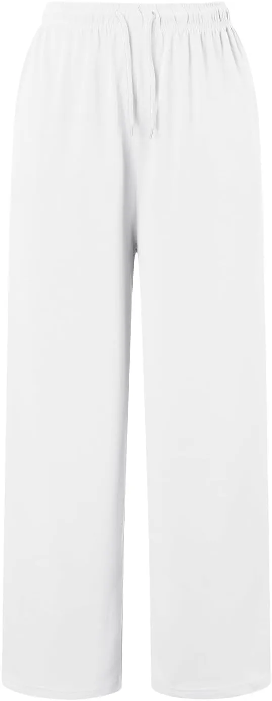 Women Linen Summer Solid Pants High Waist Ankle Length Plus Size Trousers Trendy