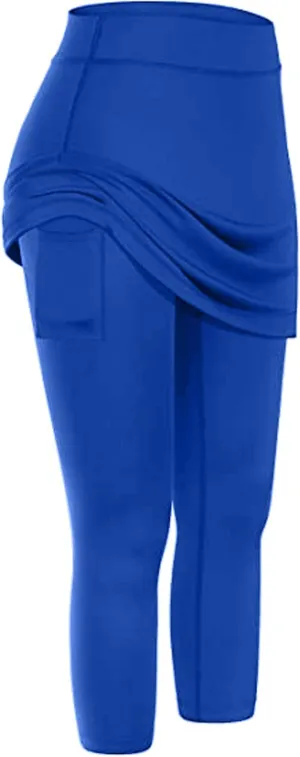 Women Sports Legging Skirts 2025 Trendy Beach Playing Tennis Yoga Sweatpant High Waisted Elastic Slim Fit Casual Pant