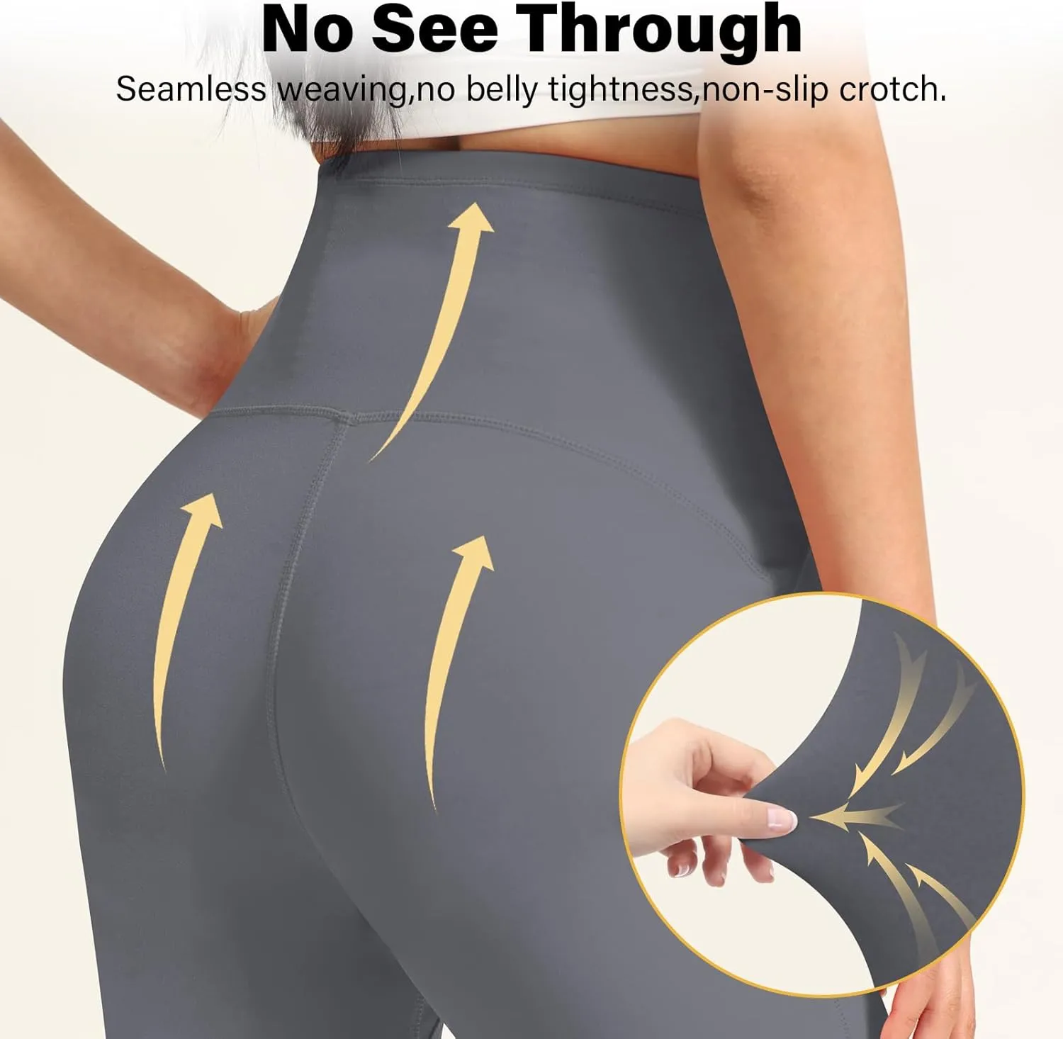 Women's Flare Yoga Pants - Crossover High Waisted Bootcut Leggings Bell Bottom Jazz Dress Pants Workout Gym Leggings