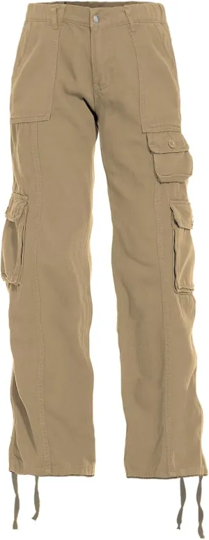 Women's Hiking Cargo Pants Joggers Cotton Casual Military Army Combat Work Pants with 7 Pocket
