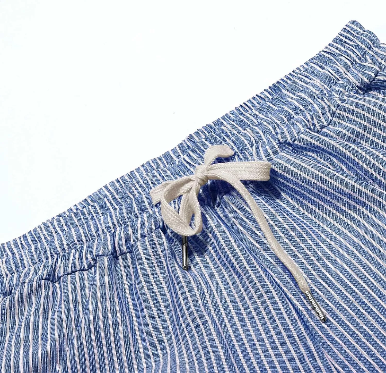 Women's Pants, Casual Pants Linen Stretchy Peasant Straight Leg Trendy Wide Adjustable