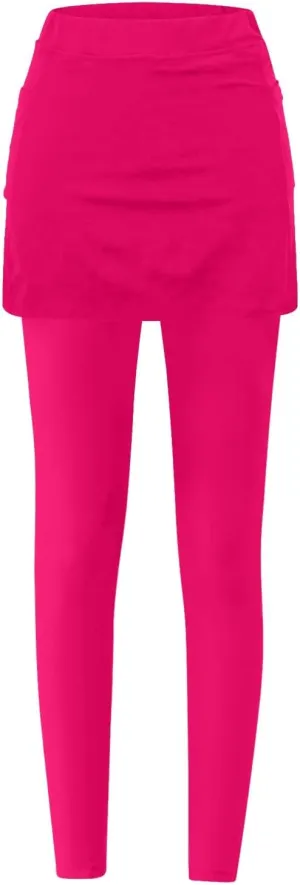 Women's Sports Skirted Leggings Yoga Skirts Spandex Tights Athletic Tennis Skorts Gym Active Running Bottoms Skirts