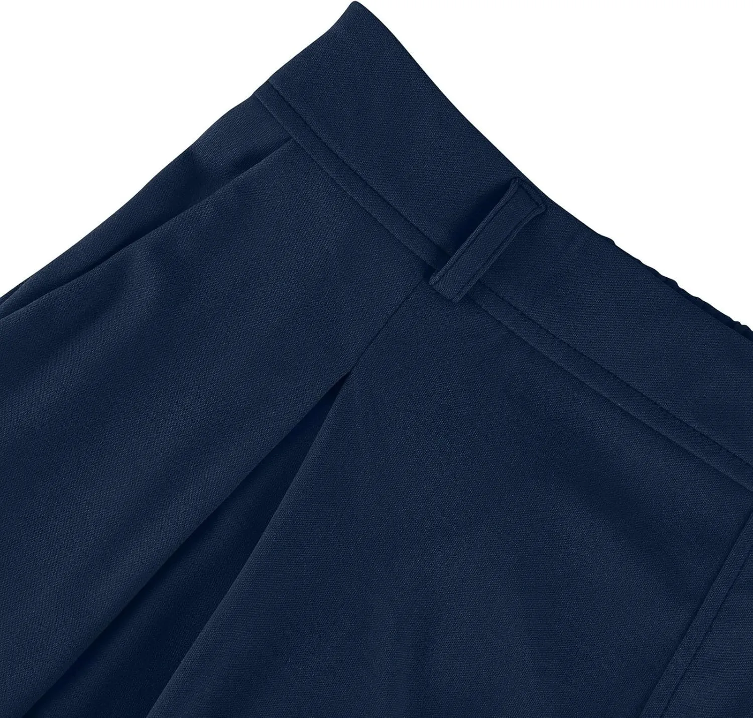 Women's Wide Legged Pants Pleated High Waisted with Pockets Flowy Trousers Business Casual Bottoms Trendy