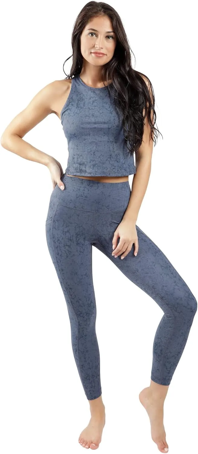 Yogalicious High Waist Squat Proof Soft Printed Leggings for Women