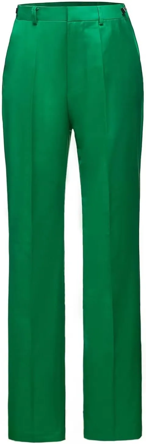 YUVUXE Women's Classic Fit Pink Solid Polyester Business Suit Set - Blazer & Pants - Working Women, Business Professionals