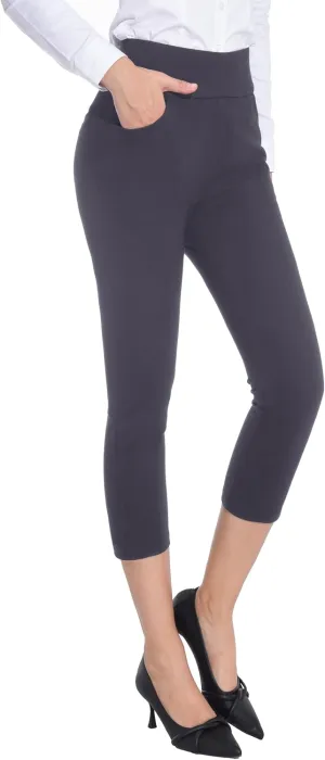 ZTN Women's High Waist Pull-On Dress Pants Tummy Control Work Pants for Business Casual Trousers with 4 Pockets